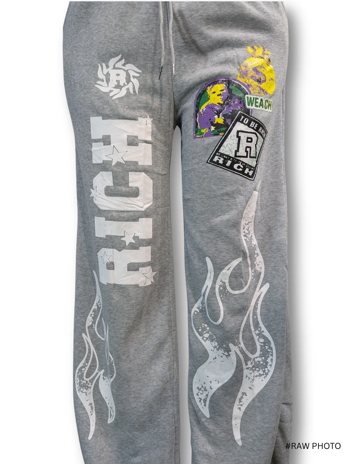 Rich Flame Streetwear Set - Cotton sets available at theGirlyZone Kampala